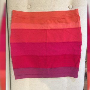 Sweater Ribbed  Mini Skirt
